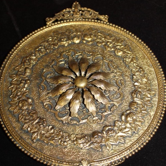 Vanity Set Vintage Five Piece Brass - Picture 10 of 14